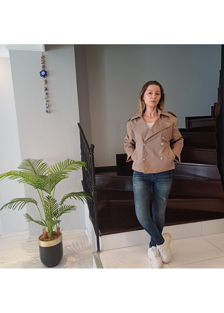Trençkot Astarlı Kadın Yeni Sezon