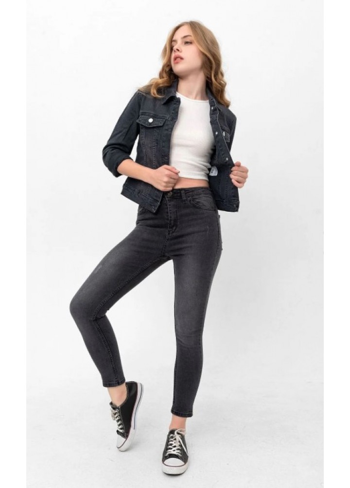 JEANS STAR Skınny Fıt Siyah Denim Kot Pantolon